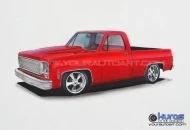 Rough Rendering of a 1973 Chevy C10